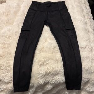 Lululemon Black Cargo Leggings